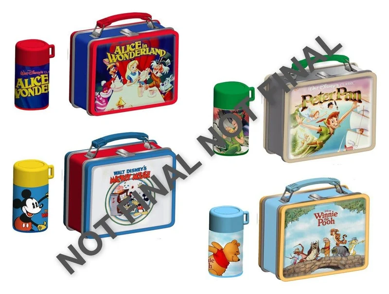 Disney Lunch Time Collectibles Mini-figurer 6 cm Display (12 stycken)