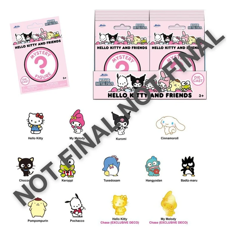Sanrio Nanofigs Hello Kitty Blindpaket Display (24 stycken)