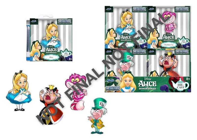 Alice i Underlandet Minifigurer 6 cm Våg 1 Display (12)