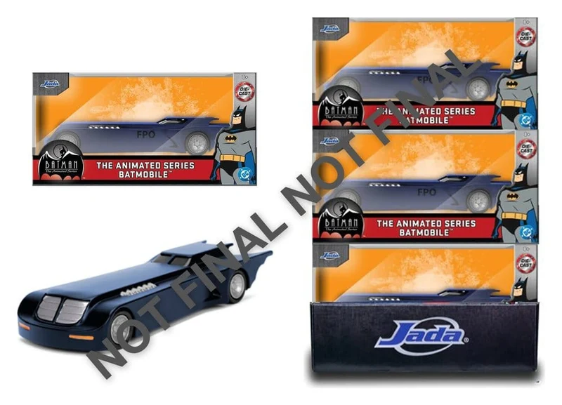 Batman: The Animated Series Diecast-modeller i skala 1:32 Batmobile-sortiment (6 stycken)