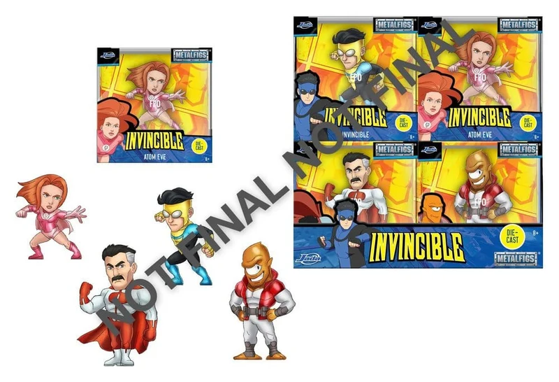 Invincible Minifigurer Våg 1 6 cm Display (12)