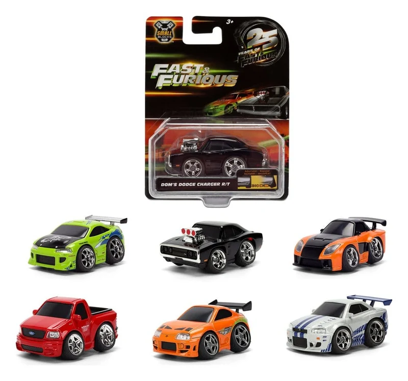 Fast & Furious Fordon 1:43 Small Blocks Byggsats