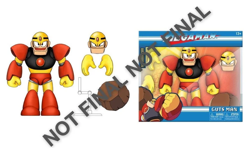Mega Man Actionfigur Guts Man 15 cm