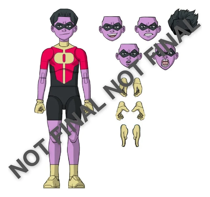 Kid Omni-Man actionfigur från Invincible, 12 cm