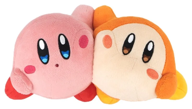 Kirby och Waddle Dee gosedjur - Bästa vänner, 11 cm