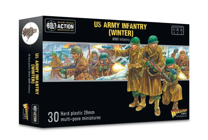 Bolt Action - US Army - Infantry Platoon (Winter)