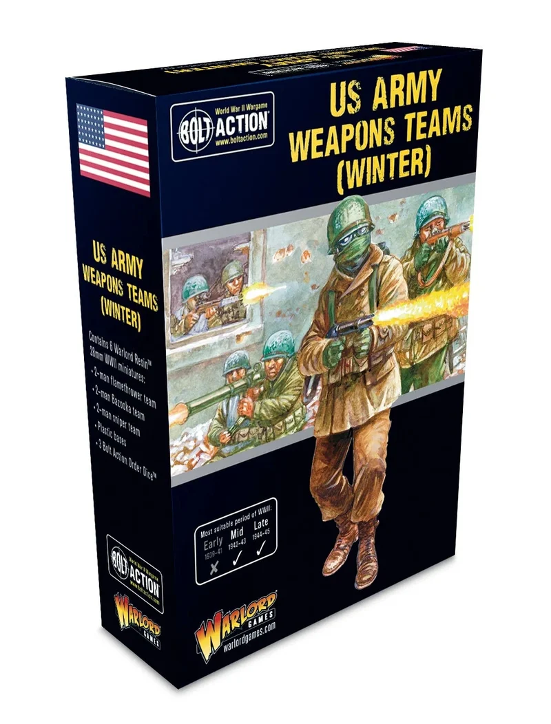 Bolt Action - US Army - Weapons Team (Winter)