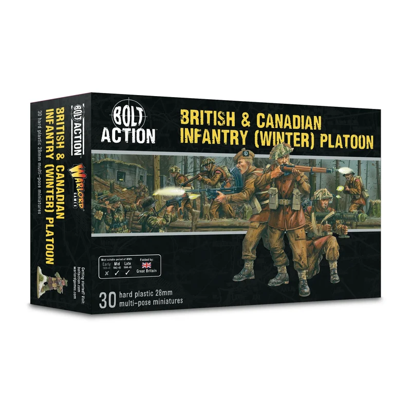 Bolt Action - Great Britain - British & Canadian Infantry (Winter) Platoon
