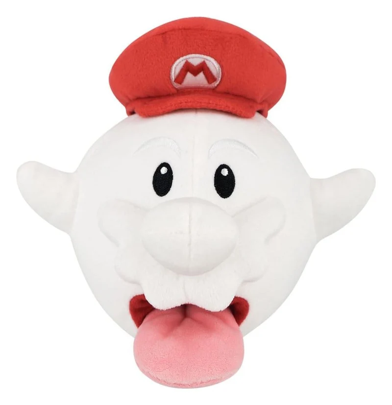 Super Mario gosedjur Boo Mario cirka 21 cm högt