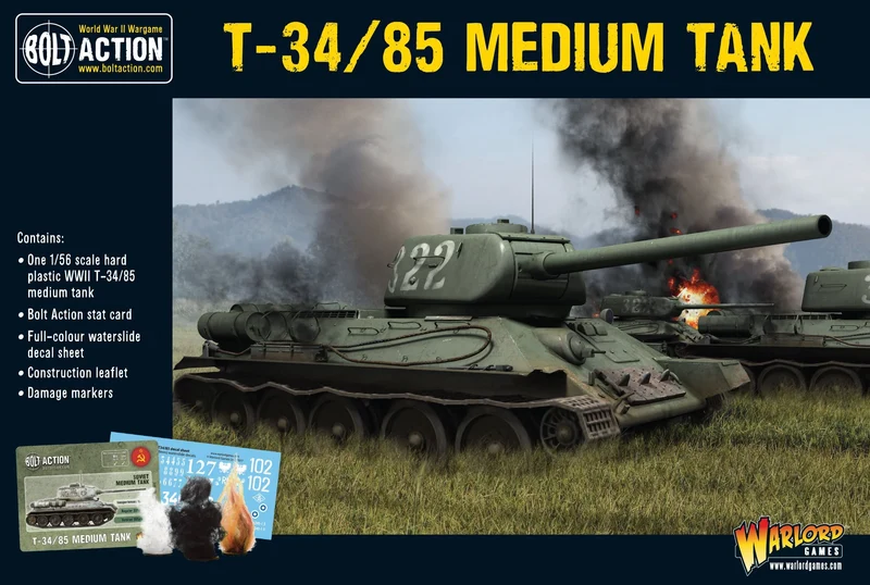 Bolt Action - The Soviet Union - T-34/85 Medium Tank
