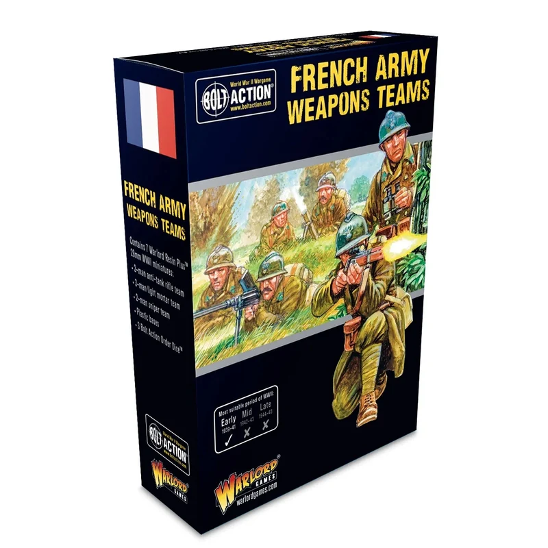 Bolt Action - French Army - Weapons Team