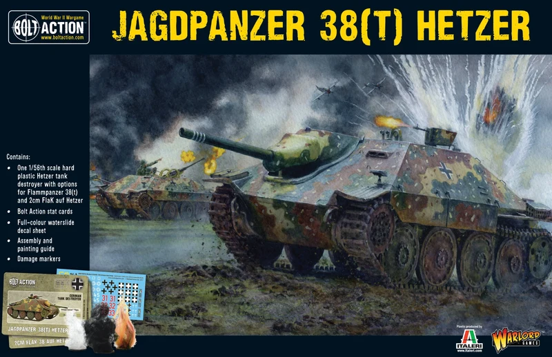 Bolt Action - Germany - Jagdpanzer 38(T) Hetzer