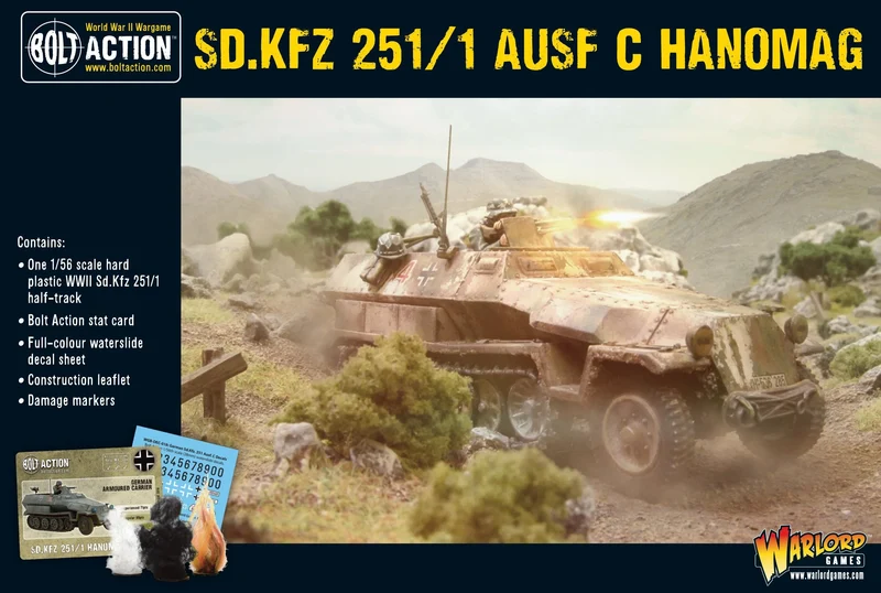 Bolt Action - Germany - Sd.Kfz 251/1 ausf C Hanomag