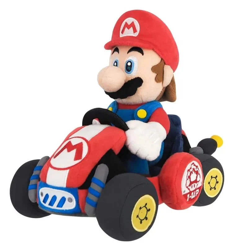 Nintendo gosedjur med motiv av Mario, cirka 27 cm hög