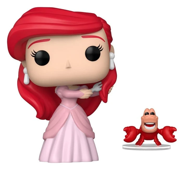 Den lilla sjöjungfrun POP! Figur S3 – Ariel med Sebastian 9 cm