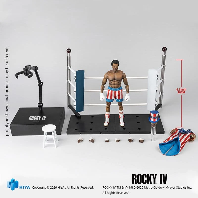 Rocky IV Exquisite Super Series Actionfigur 1/12 Apollo 16 cm