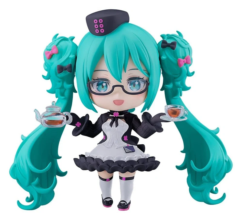 Karaktärs-Vokalsserie 01: Hatsune Miku Nendoroid Actionfigur Hatsune Miku: Glasögon x Café-version 10 cm