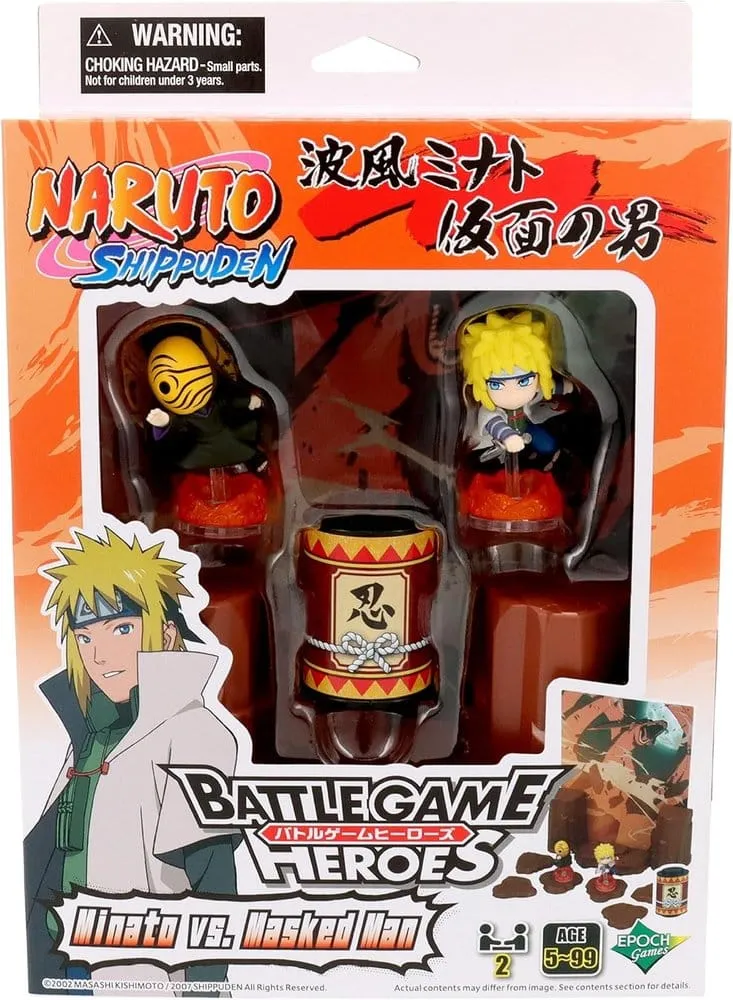 Naruto-spel Minato mot Maskerad Man – spännande brädspel för animeälskare