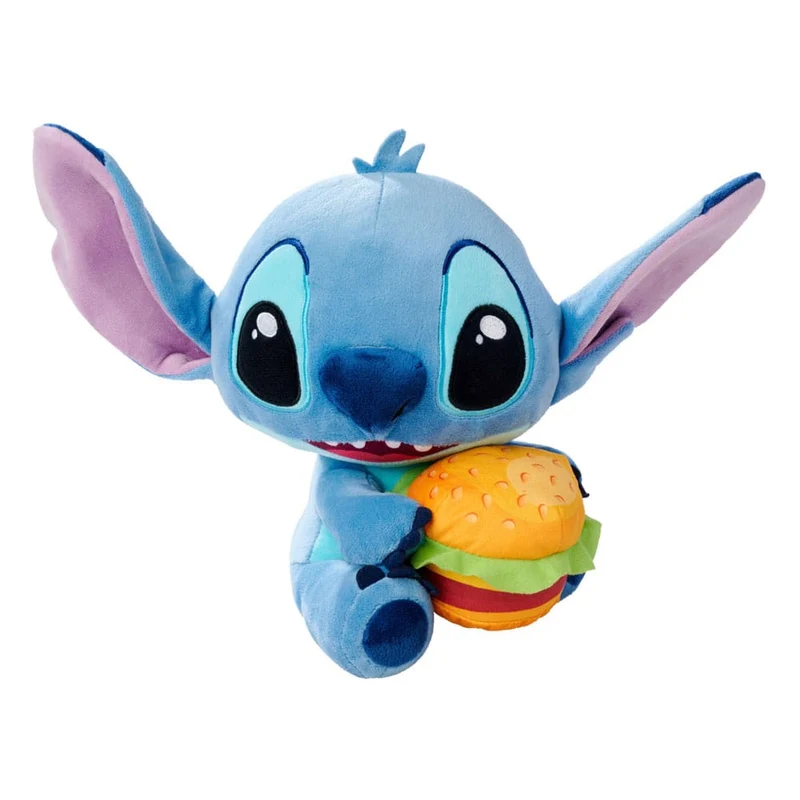 Lilo & Stitch Plush: Stitch With Burger 25cm