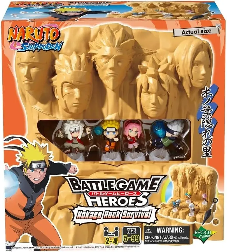 Naruto-spel Hokage Rock Survival – Spännande strategispel för 2 spelare från 4 år och uppåt