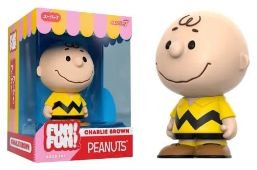 Peanuts Fun! Fun! Miniatyrfigur Wave 01 Charlie Brown (gul skjorta)