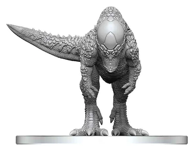 Pathfinder Battles Deep Cuts Omålade Miniatyrer Pachycephalosaurus 13 cm