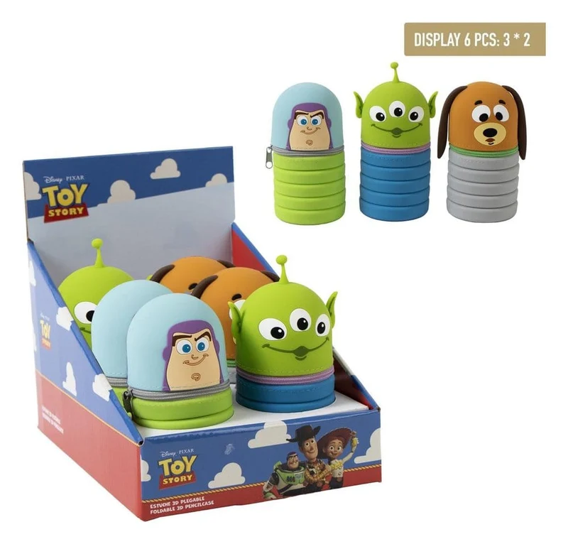 Disney Pennfodral i silikon Toy Story display (6 stycken)