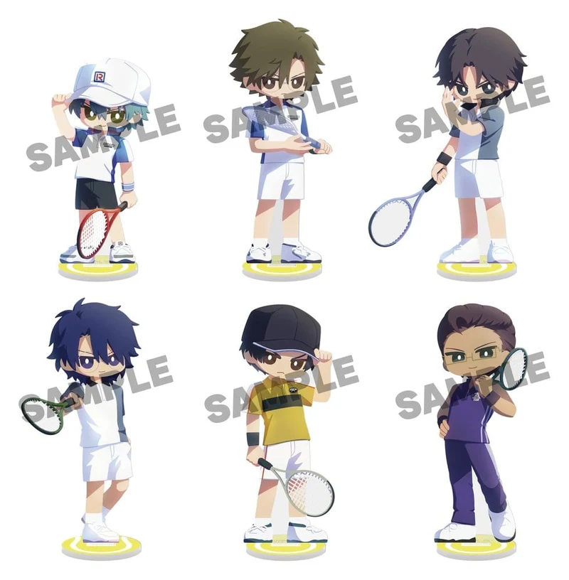 The New Prince of Tennis Irusta Mini Figurer Vol.1 8 cm Blind Box, Display (6 stycken)