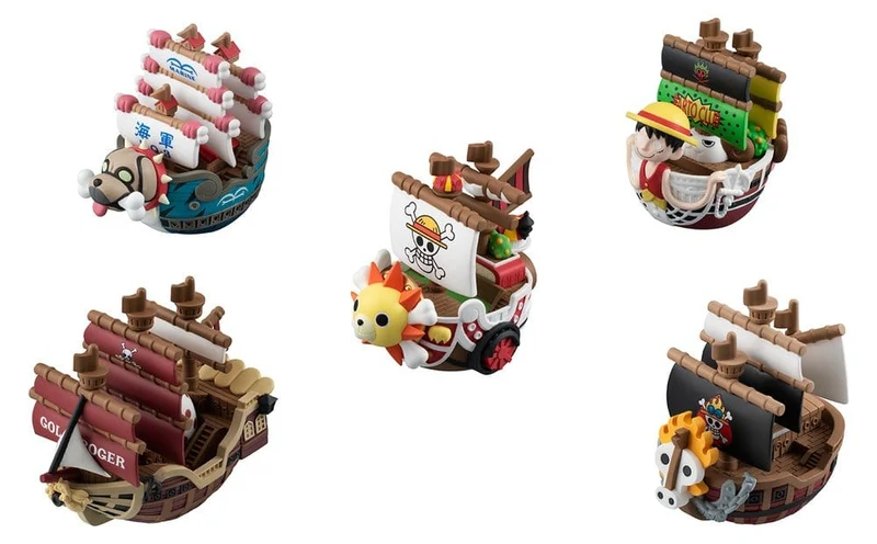 One Piece YuraColle Serie Grand Line Collection Vol.3 Mini-figurer 6 cm Blindbox, Display (6 stycken)