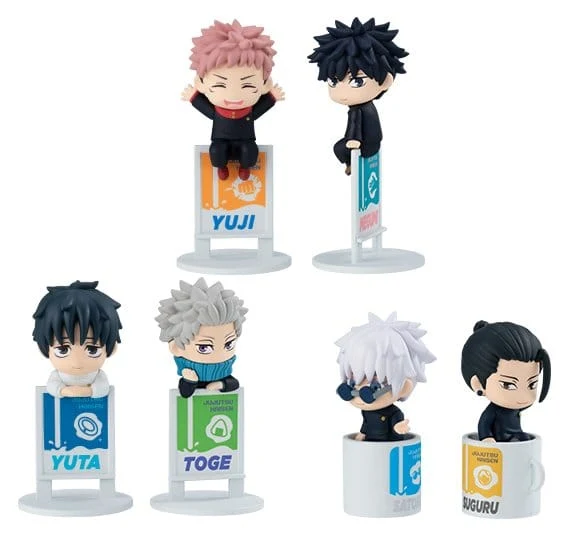 Jujutsu Kaisen Ochatomo Series Minifigurer Anime 5-årsjubileums Blind Box Sortiment (6)