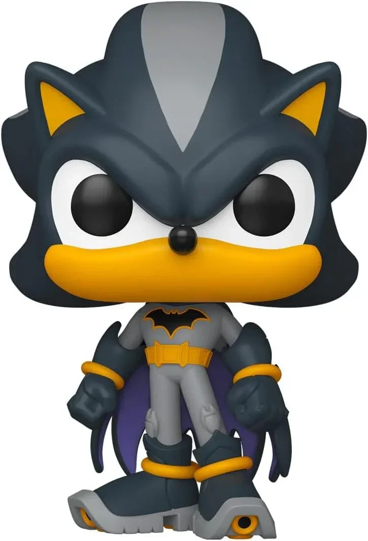 DC:s Justice League och Sonic the Hedgehog POP! Movies Figurer Shadow/Batman 9 cm