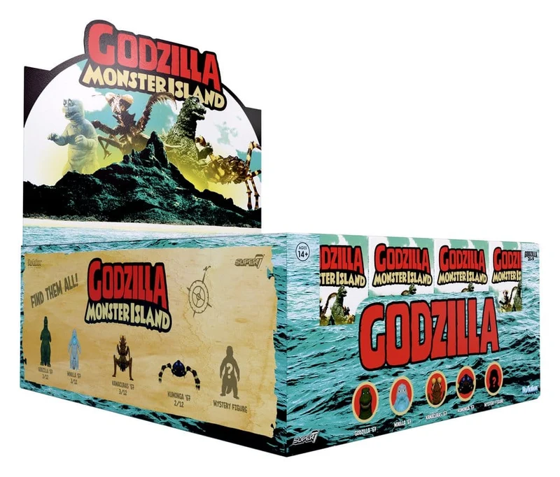 Godzilla Toho (Monster Island) Actionfigur Våg 13 Blindbox Display (12)
