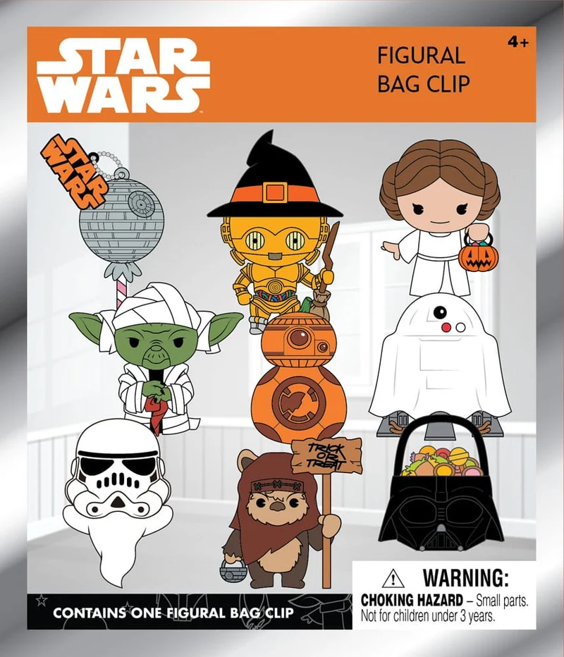 Star Wars: Halloween Soft Touch PVC Bag Clip