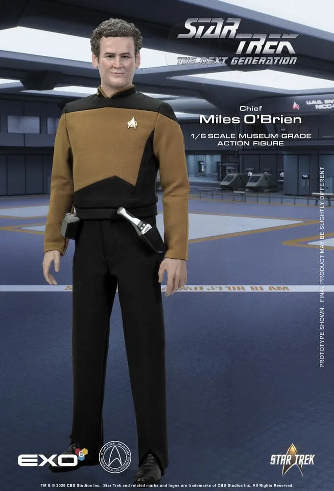 Star Trek: The Next Generation Actionfigur 1/6 Chef Miles O'Brien Essential Version 30 cm