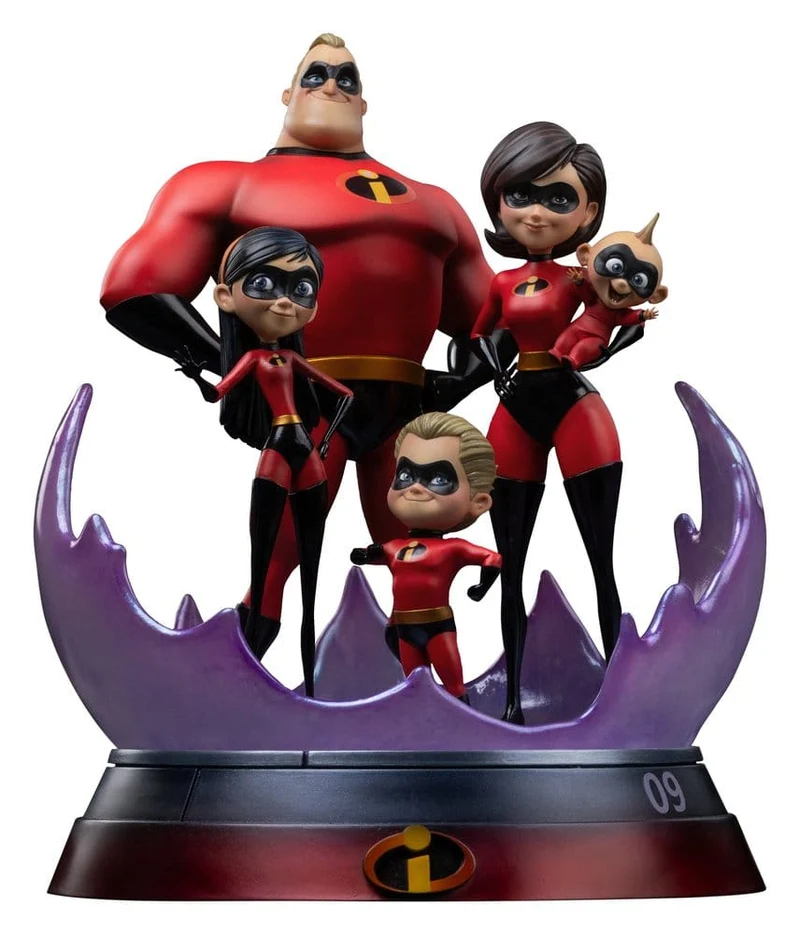 The Incredibles Konstskala Diorama 1/10 The Incredibles 25 cm