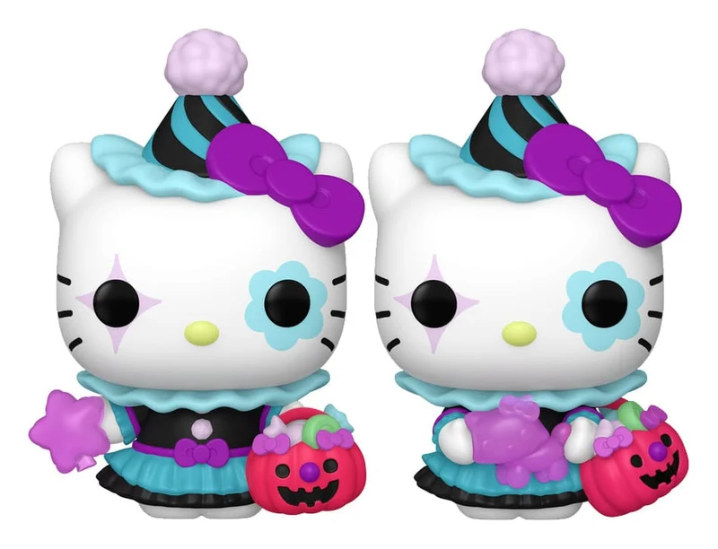 Sanrio POP! Animationsfigurer: Hello Kitty - HK Spooky med Chase, 9 cm Sortiment (6)
