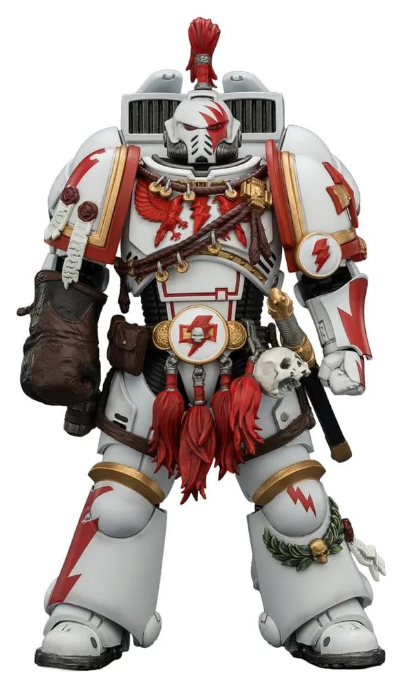Warhammer Actionfigur Spelledition White Scars Assault Intercessor Champion 13 cm