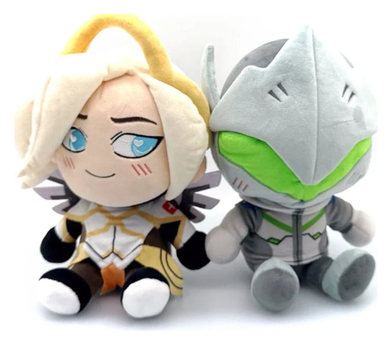 Overwatch mjukisdjur 2-pack Genji & Mercy, 22 cm