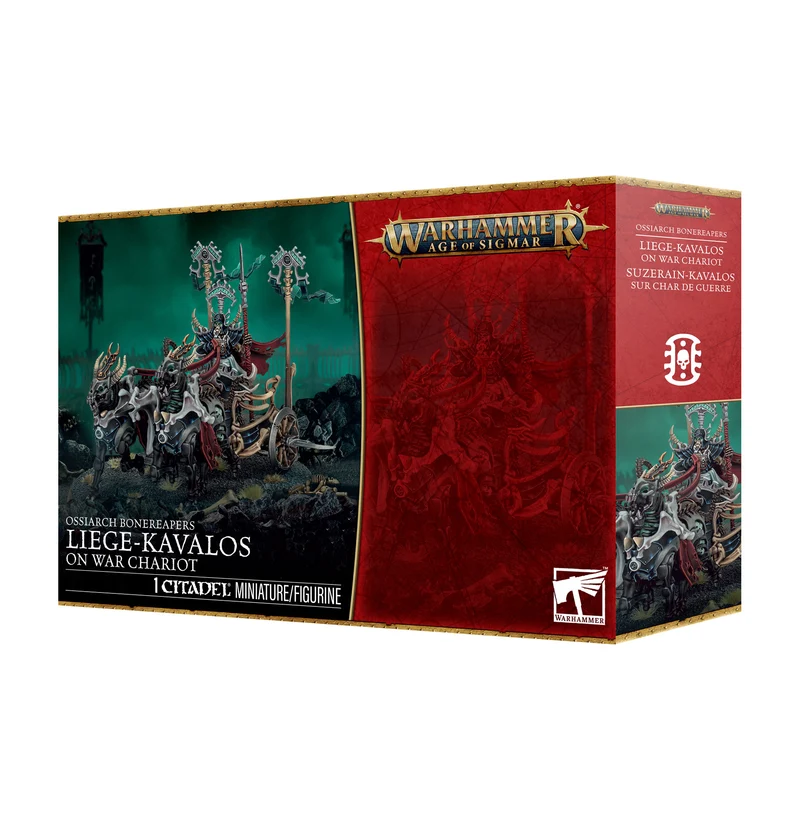 Warhammer: Age of Sigmar - Ossiarch Bonereapers - Liege-Kavalos On War Chariot