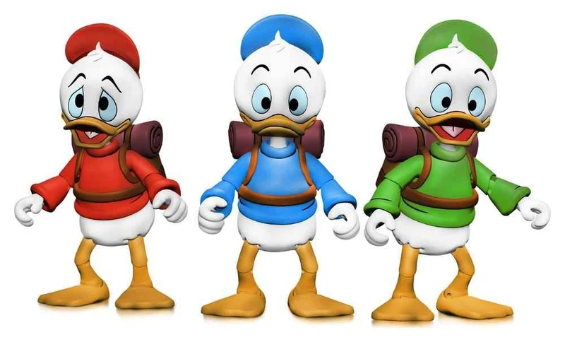 DuckTales Ultimata Actionfigur 3-Pack Huey, Dewey och Louie 18 cm