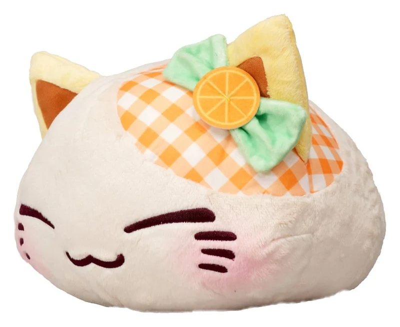 Nemuneko Katt Frukt Stort Gosedjur Orange 30 cm