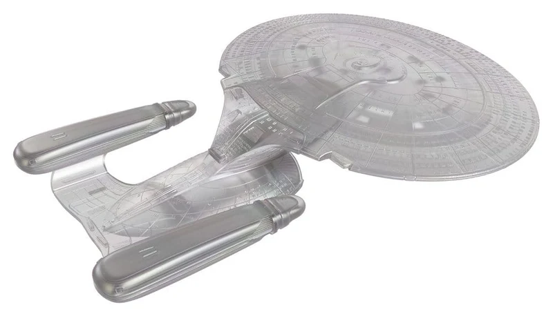 Star Trek Fartygspaket Boxade förmål Färdigmålade Minatyrer U.S.S. Enterprise - 60-årsjubileumsutgåva 22 cm