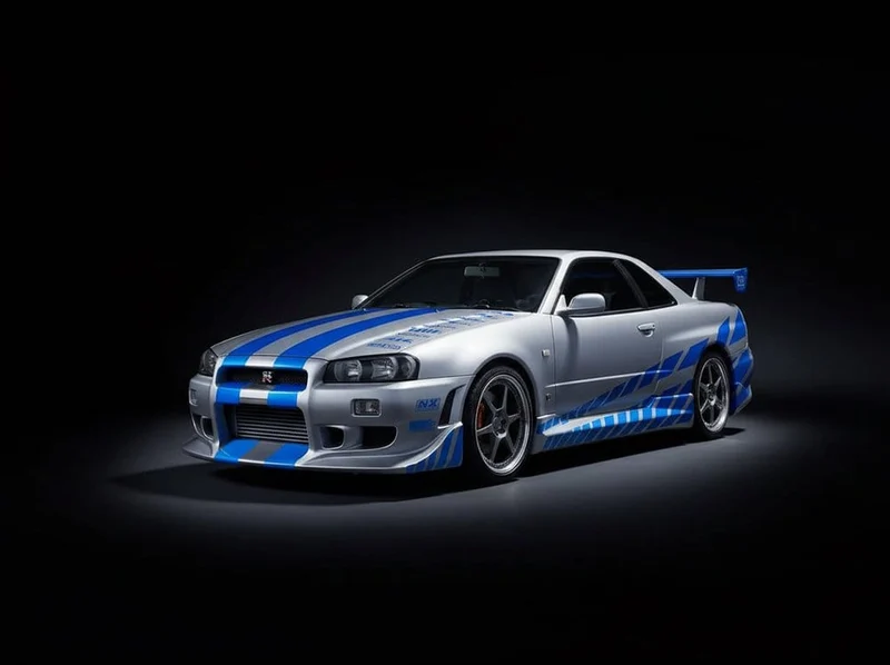 Fast & Furious Modellbyggsats Brian's 1999 Nissan Skyline GT-R