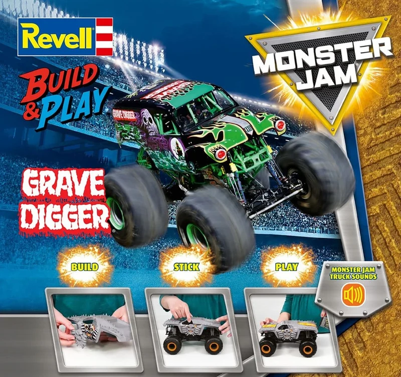 Monster Jam Revell Bygg och Lekset Monster Jam Grave Digger