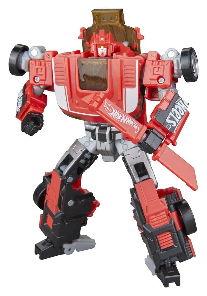 Transformers x Hot Wheels Samarbets-Deluxe Klass Actionfigur GT-Scorcher 13 cm