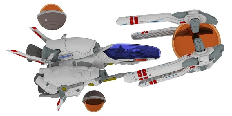 R-Type Final 3 Evolved Plastmodell Kit R-9A [ARROW-HEAD] Version 25 cm