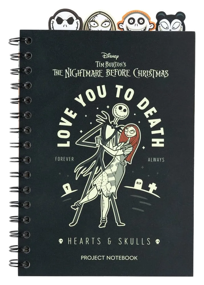 The Nightmare Before Christmas Projekt Anteckningsblock A5