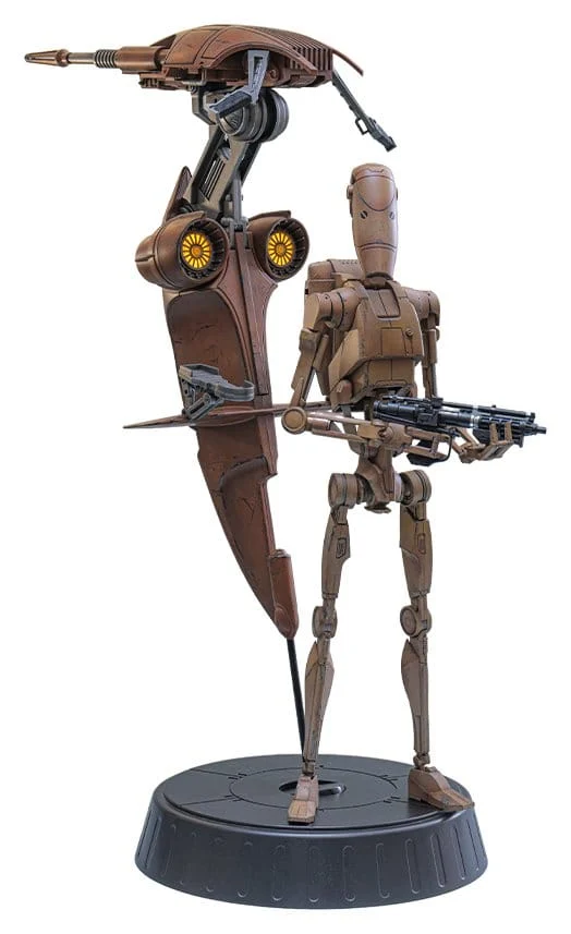 Star Wars: The Phantom Menace Film Mästerverk Actionfigursats 1/6 Stridsdroid & STAP 32 cm