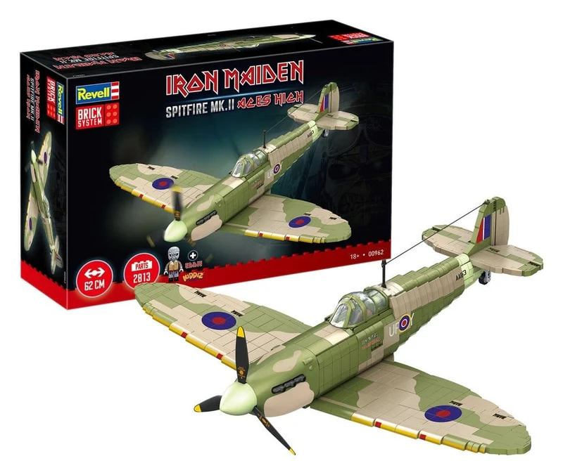 Iron Maiden Brick System Byggsats Spitfire MK.II Aces High 58 cm