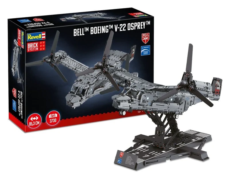 Bell Boeing Tegelsystem Byggsats Set V-22 Osprey 68 cm